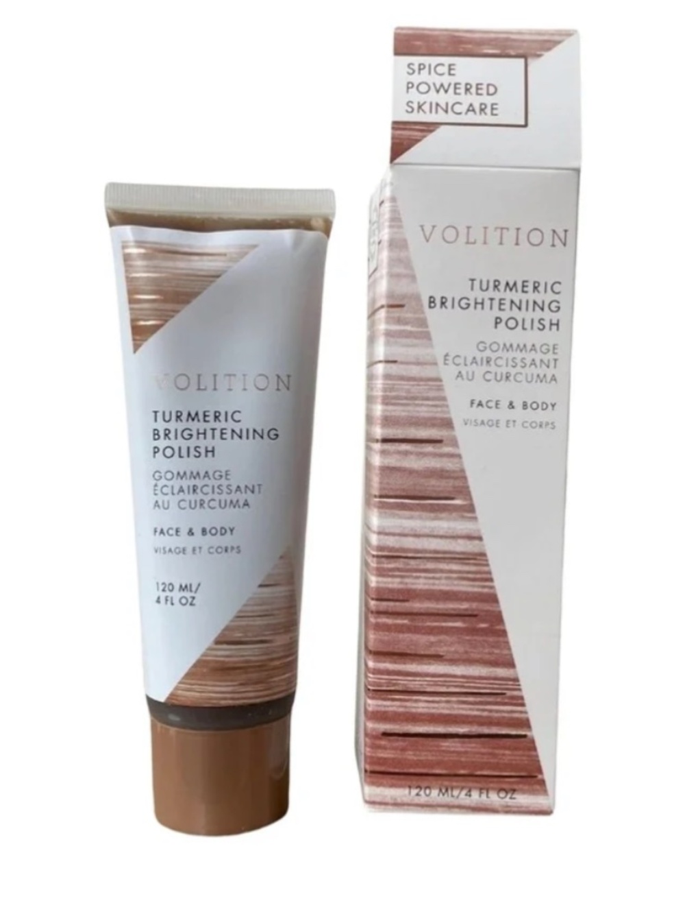 Volition Turmeric Brightening Polish Face & Body 120 ml/ 4 fl oz New Sealed